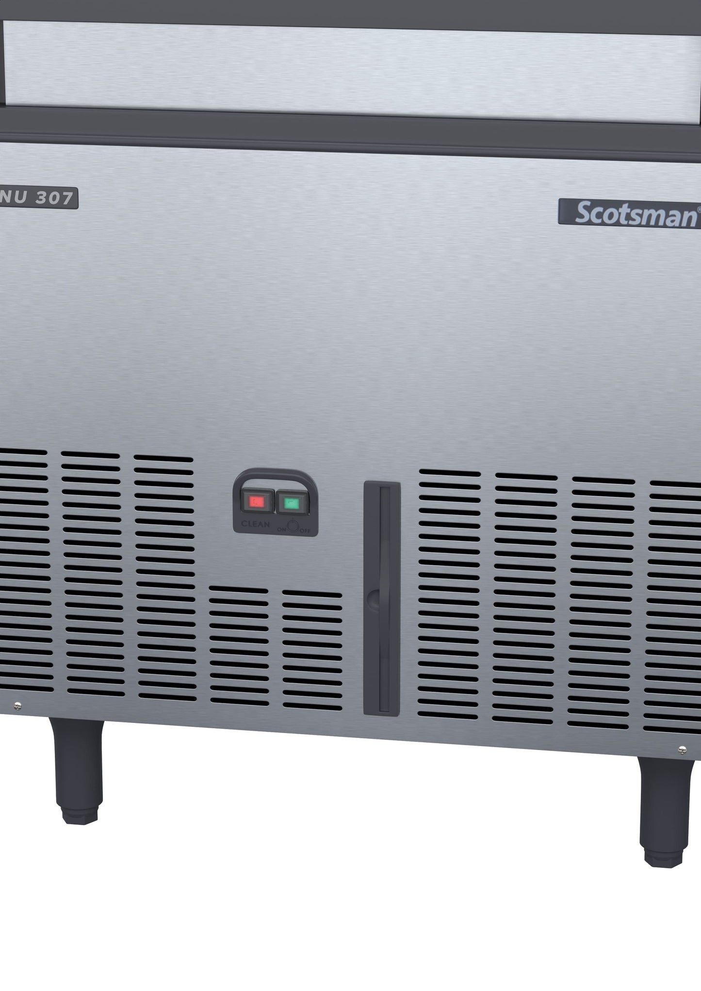 Scotsman NUH 307 AS OX Self-Contained Half Dice Ice Maker 129kg | Ice Machines Brisbane- close up view