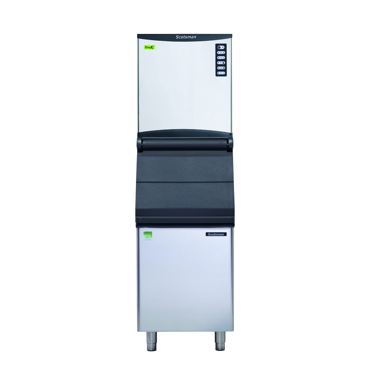 Scotsman NWH 307 AS OX Modular Half Dice Ice Maker 164kg | Ice Machines Brisbane - with storage bin