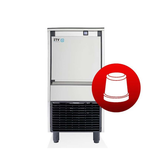 Skope Self Contained Drain Pump Ice Cube Maker 30kg/24h | Ice Machines Brisbane