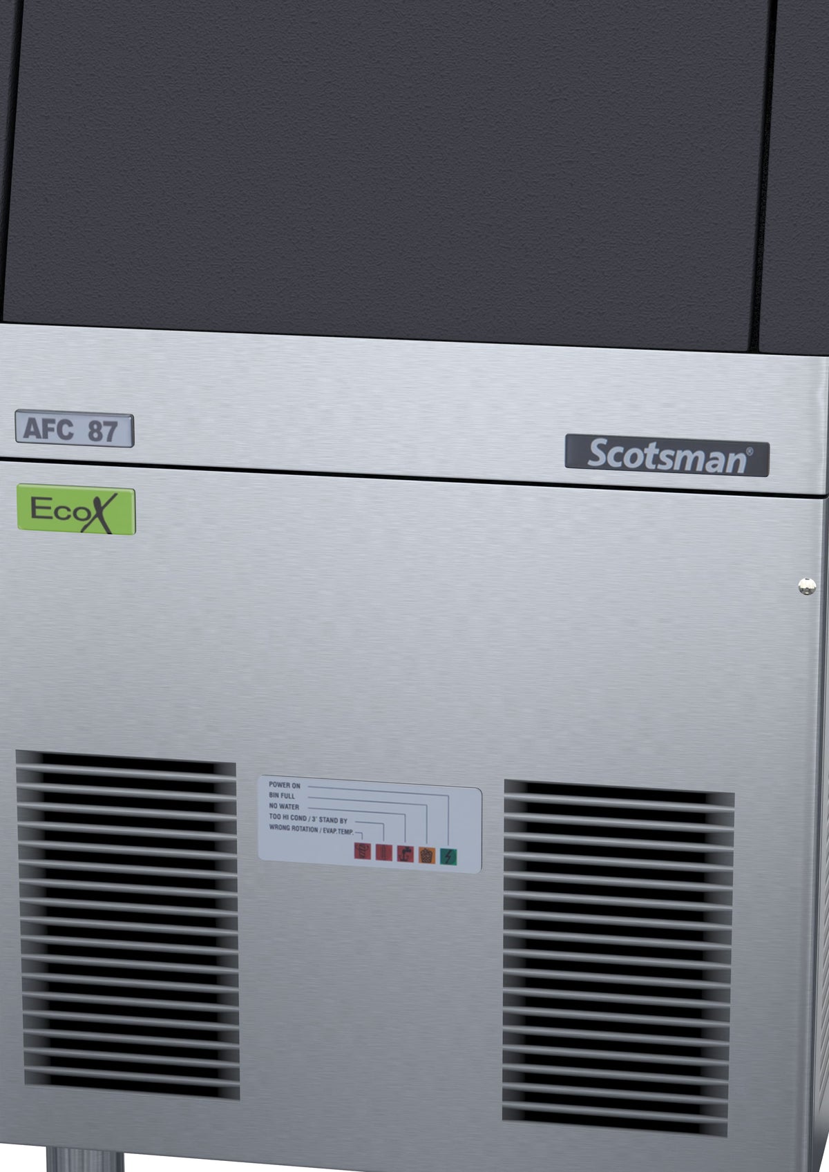 Scotsman AFC 87 AS OX Self-Contained Cubelet Ice Maker 70kg | Ice Machines Brisbane - close up view