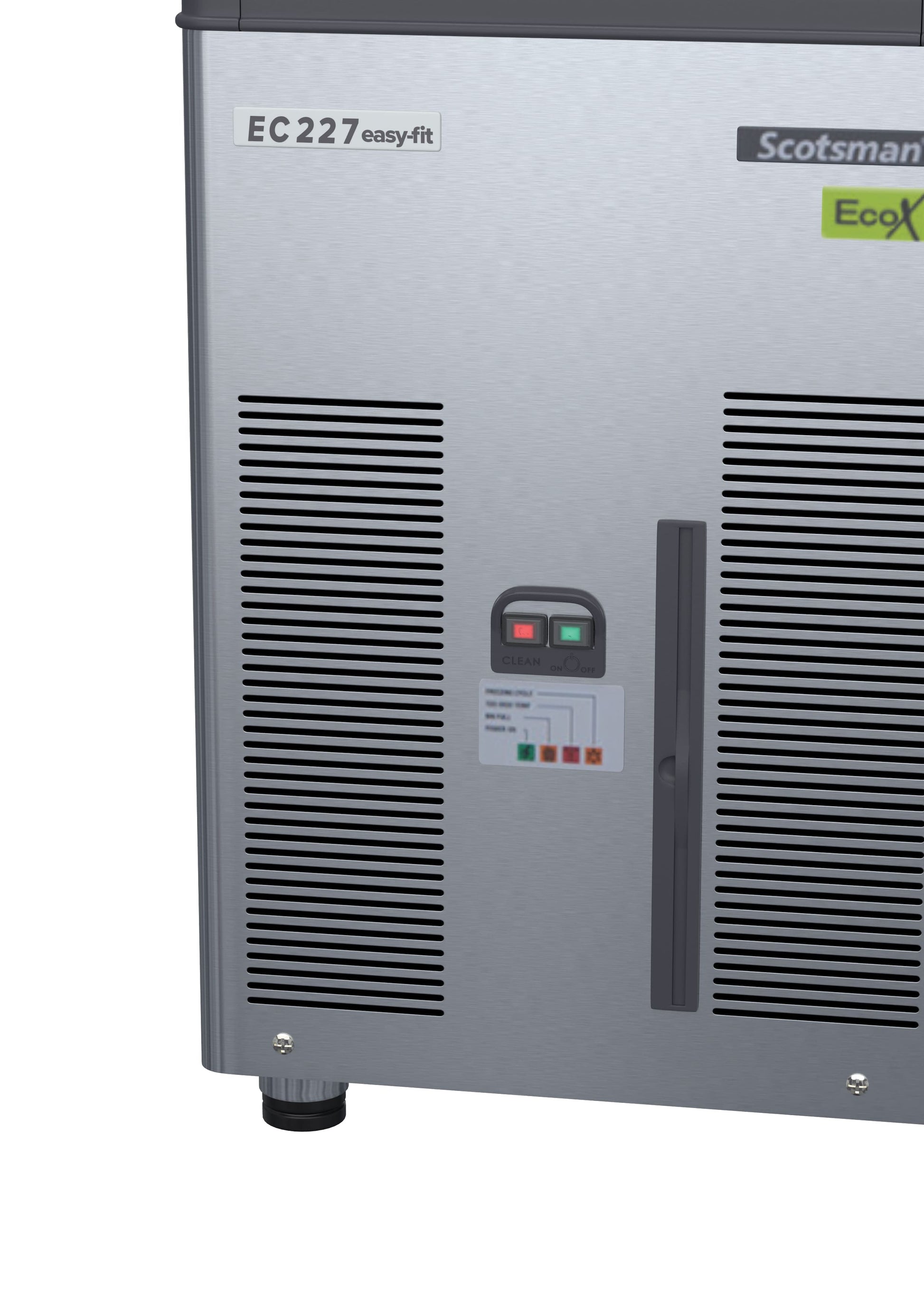 Scotsman ECM 227 AS OX Self-Contained Gourmet Ice Maker 160kg | Ice Machines Brisbane - close up view