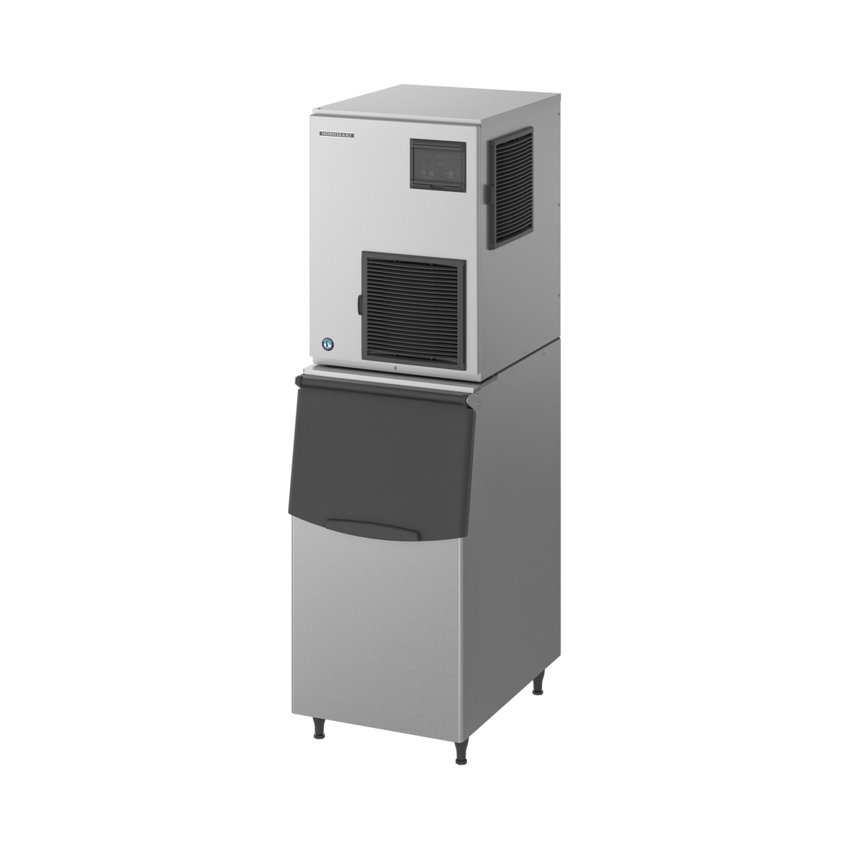 Hoshizaki FM-480AKE-HC-SB Modular Flake Ice Maker 400kg | Ice Machines Brisbane - with a storage bin