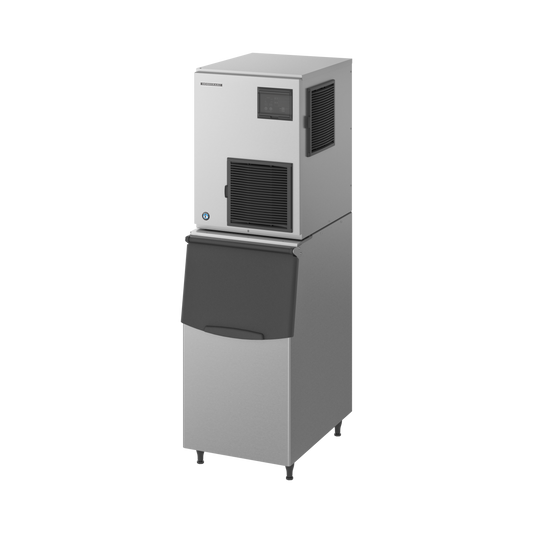 Hoshizaki FM-480AKE-HC-SB Modular Flake Ice Maker 400kg | Ice Machines Brisbane - with a storage bin