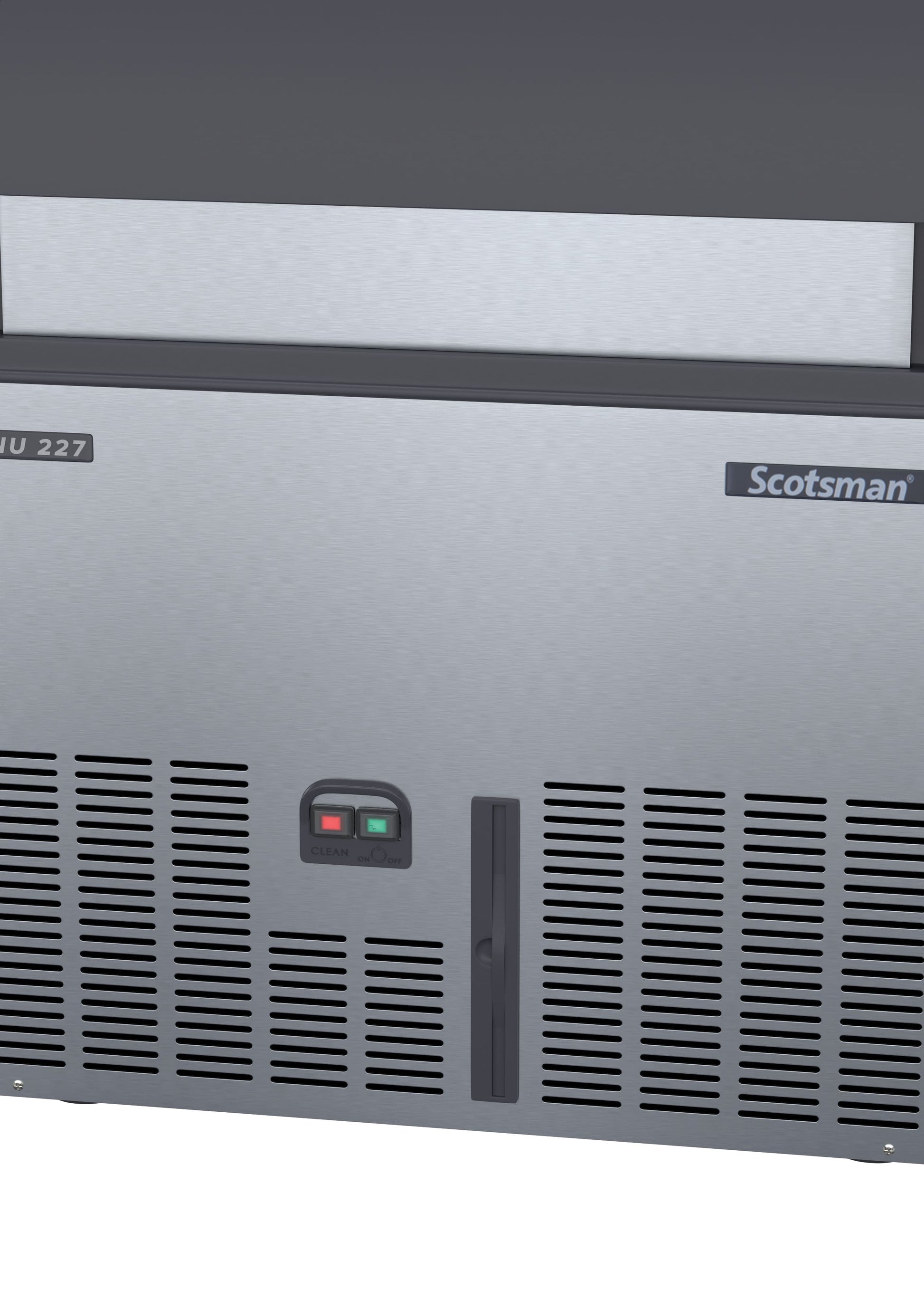 Scotsman NUH 227 AS OX Self-Contained Dice Ice Maker 95kg | Ice Machines Brisbane - close up view