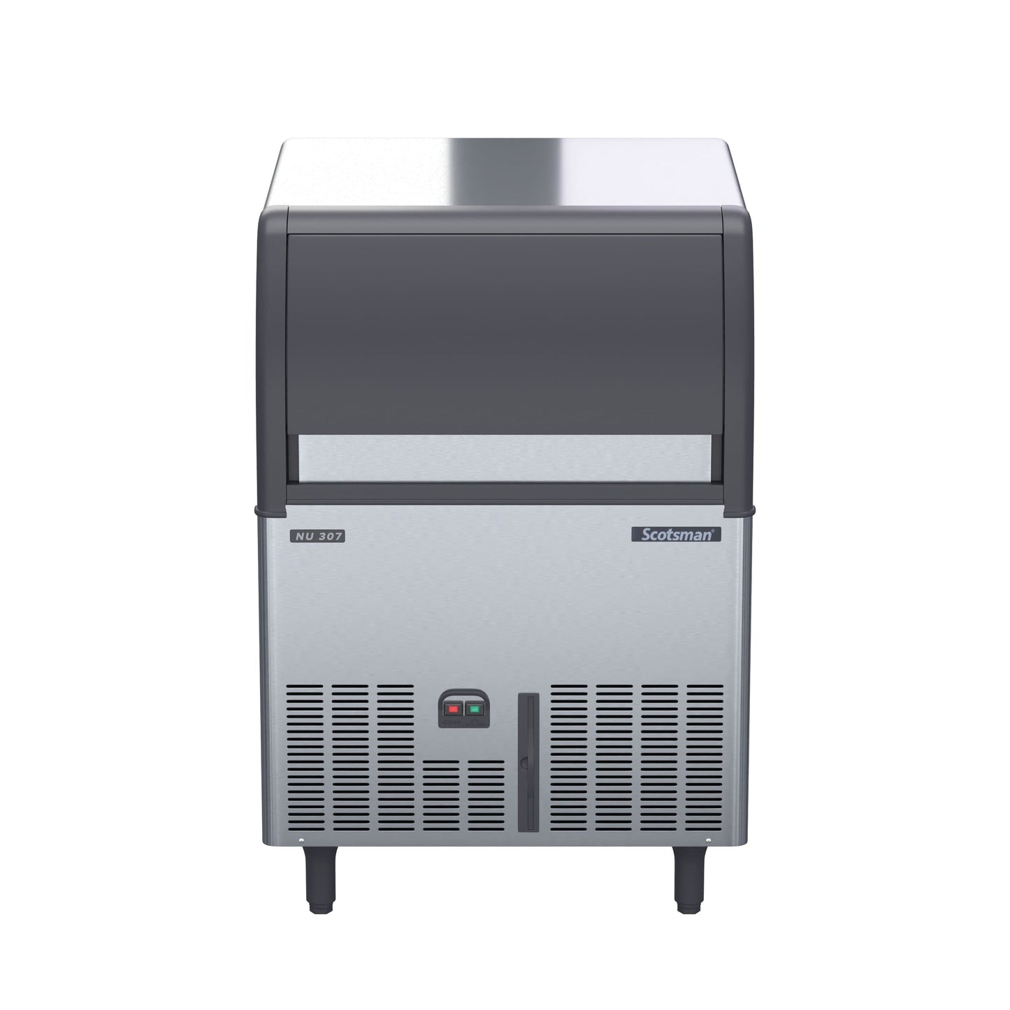 Scotsman NUH 307 AS OX Self-Contained Half Dice Ice Maker 129kg | Ice Machines Brisbane - top view 