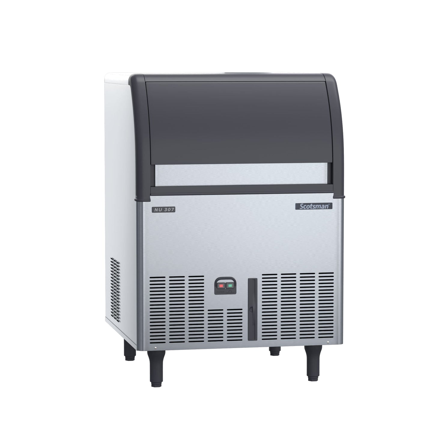 Scotsman NUH 307 AS OX Self-Contained Half Dice Ice Maker 129kg | Ice Machines Brisbane - right side view 