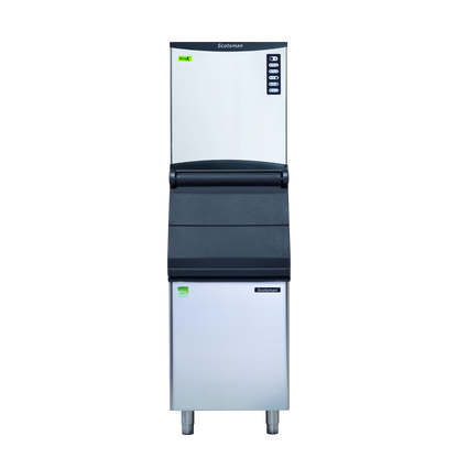 Scotsman NWH 307 AS OX Modular Half Dice Ice Maker 164kg | Ice Machines Brisbane - with storage bin