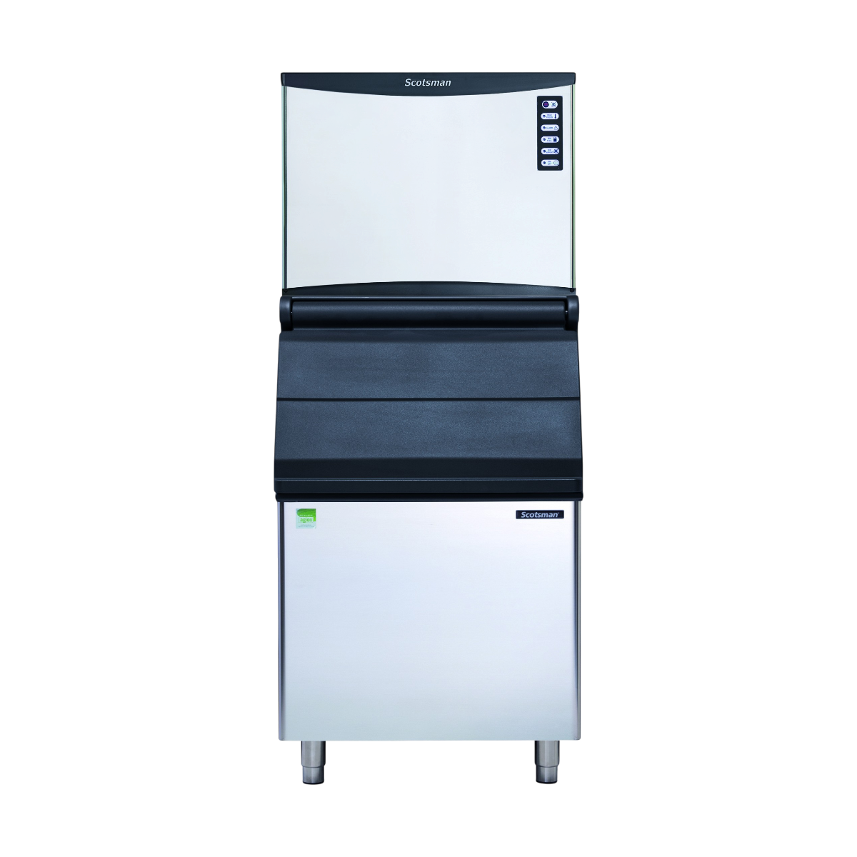 Scotsman NWH 608 AS OX Modular Half Dice Ice Maker 290kg | Ice Machines Brisbane - with storage bin