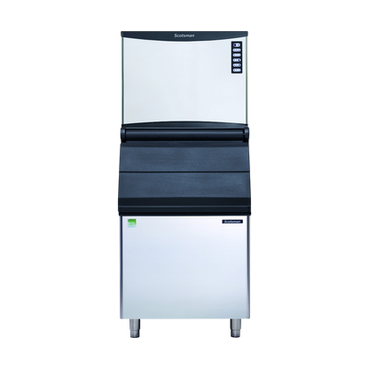 Scotsman NWH 608 AS OX Modular Half Dice Ice Maker 290kg | Ice Machines Brisbane - with storage bin