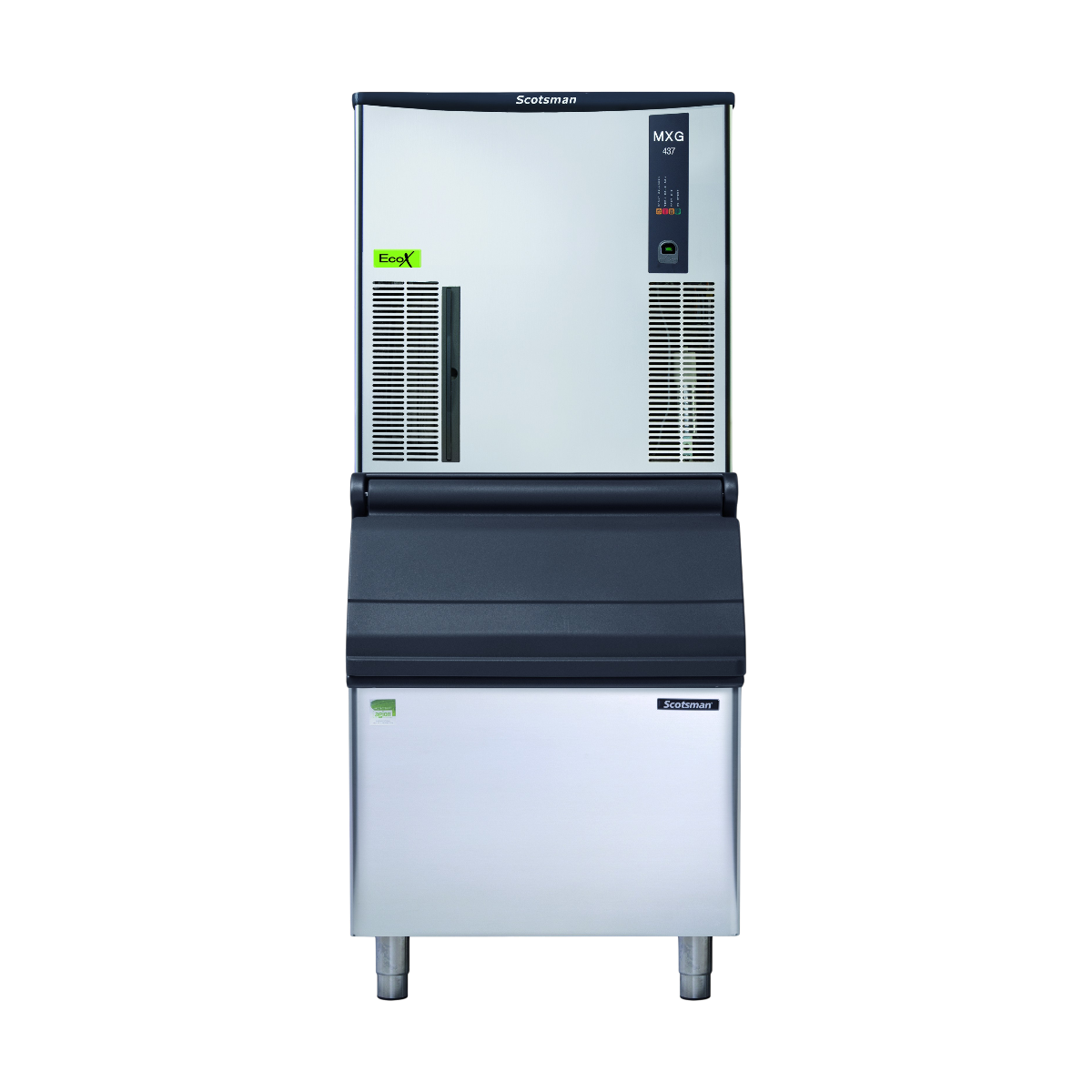 Scotsman MXG M 437 AS OX Modular Gourmet Ice Maker 165kg with storage bin | Ice Machines Brisbane
