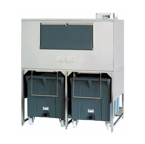 Brema DRB500 500Kg Storage Bin Two Rollers